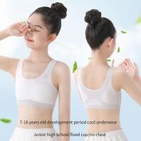 ราคา เสื้อชั้นในผ้าไหมน้ำแข็งสำหรับเด็กอายุ 7 14 ปี แบบ H Back ลดแรงกระแทกด้านบน (46902006762)