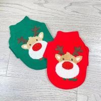 ราคา Ready Stock Autumn and Winter Pet Clothes Christmas Style Elk Half Turtleneck Dog Clothes Teddy Bichon Fat Dog Clothes Cat Clothes kaV0 (49850515748)