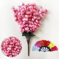 ราคา 7 ส้อม ช่อดอกซากุระประดิษฐ์ ดอกไม้ปลอม กิ่งไม้ใหญ่ ช่อดอกพีชปลอม ตกแต่งบ้าน (22588279288)