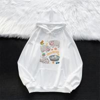 ราคา ฮิปโป Hoodies เสื้อฮู้ด ฮู้ดแขนยาว แฟชั่นสไตล์เกาหลี สกรีนลายน่ารัก หมูเด้ง new hoodies (24338024372)