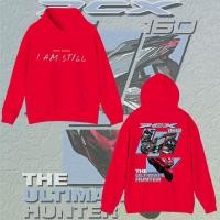ราคา เสื้อฮู้ด crew neck แขนยาว Hoodie Honda PCX 160 สีดํา และสีขาว Hoodies are suitable for bothM 3XL (28043513732)