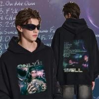 ราคา 1mill ใหม่ Hoodie สีดำและสีขาว 2 สี 1MILL เสื้อกันหนาวแฟชั่นผู้ชายแขนยาว 1MILL hoodies M 3XL (27466604003)