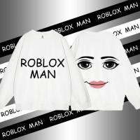 ราคา 2025 ใหม่ Roblox Man Face Game Sweatshirt Unisex เสื้อคลุม พิมพ์ลาย Roblox Man Face Game สําหรับผู้ชาย Hoodie M 3XL (26622877373)