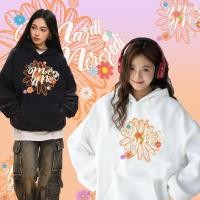 ราคา NEW Hoodie Mardi Mercredi FLOWER MARDI เสื้อฮู้ดผ้าฝ้ายแขนยาวนี้สามารถสวมใส่ได้ทั้งชายและหญิง printed hoodies M 3XL (24542075193)