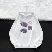 ราคา ฮิปโป Hoodies เสื้อฮู้ด ฮู้ดแขนยาว fashion แฟชั่นสไตล์เกาหลี สกรีนลายน่ารัก หมูเด้ง fashion hoodies (27316713979)