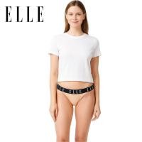 ราคา ELLE กางเกงใน LU1312 เกรดA ของแท้ รูปแบบ SEXY ผ้าคอตตอนสแปนเด็กส์ ขอเอวกว้างทอลาย (17599375394)