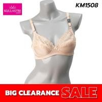 ราคา Kullastri สินค้าเกรด A ของแท้ บราเสริมโครง 3 4 คัพ ซับฟองบางๆ แต่งเต้าบน ผ้าลูกไม้ รุ่น KM1508 (25266786841)