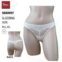 ราคา BSC กางเกงชั้นใน แบรนด์ดัง ของแท้ เกรดA รูปแบบ G Sting Sexi ผ้าไมโคร ลูกไม้ SE0150U SE6N97 LDA BLU IVR (41922976952)