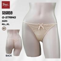 ราคา BSC กางเกงชั้นใน แบรนด์ดัง ของแท้ เกรดA รูปแบบ G Sting Sexi ผ้าไมโครแต่งลูกไม้ รุ่น SE0150U SE6R59 BEV (43772239288)