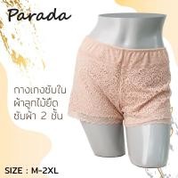 ราคา Parada กางเกงซับในผ้าลูกไม้ SV3320 มีซับใน เอวยางยืด (19255912714)