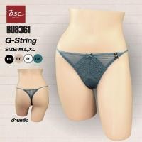 ราคา BSC กางเกงในรูปแบบ G STRING เซ็กซี่ ผ้าตาข่าย ผ้าลูกไม้ รุ่น BU8361 (29590127700)