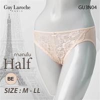 ราคา GUY LAROCHE กางเกงใน GU3N04 เซ็กซี่ ทรง Half ครึ่งตัว ตกแต่งลูกไม้ด้านหน้า และผ้า Tactel เนื้อนุ่ม กระชับ (21093236341)