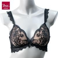 ราคา BSC เสื้อชั้นใน ไร้โครง ทรงสามเหลี่ยม ฟองน้ำบาง ผ้าลูกไม้ทั้งตัว โชว์ร่องอก รุ่น BB3120 (27850810231)