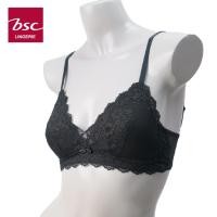 ราคา BSC เสื้อชั้นในแบรนด์ดัง รุ่น BB3541 ของแท้ เกรดA ทรงสามเหลี่ยมผ้าลูกไม้ ซับฟองน้ำบาง (24406644688)