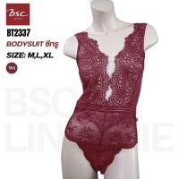 ราคา BSC สินค้าแบรนด์ดังของแท้ ชุดบอดี้สูท Body suit ซีทรู ลูกไม้ทั้งตัว รุ่น BT2337 (44465459236)