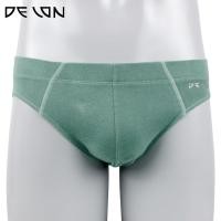 ราคา DELON กางเกงชั้นในชาย AU53030บิกินนี่ Briefs ขอบหุ้มยางเอว ผ้าคอตตอน Supersoft กางเกงใน กางเกงในชาย 1 pc (18602639356)