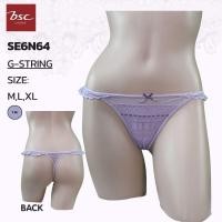 ราคา BSC กางเกงชั้นใน แบรนด์ดัง ของแท้ เกรดA รูปแบบ G Sting Sexi ผ้าลูกไม้ รุ่น SE0150U SE6N64 VIG BR (40922213450)
