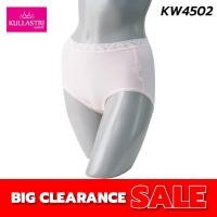 ราคา Kullastri กางเกงชั้นใน KW4502 Panty กางเกงในกุลสตรี เกรดA ของแท้ ทรงเต็มตัว Full ขอบเอว ขอขายางยืดลูกไม้ (14894080928)