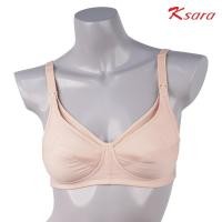 ราคา Ksara เสื้อชั้นKM9111 ในสำหรับคุณแม่ ให้นมบุตร ซับฟองน้ำบางๆ 4 5 คัพ ไม่มีโครง มีคลิปล็อค ปิด เปิด สะดวก สายบ่าใหญ่ (8413274128)