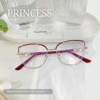 ราคา แว่นสายตาสั้นเลนส์บลูบล็อกออโต้รุ่น Princess พรินเซส JL2251 กรองแสงสีฟ้าครบวงจร ออกแดดเปลี่ยนสีเทาดำ ขาสปริง (53552609767)