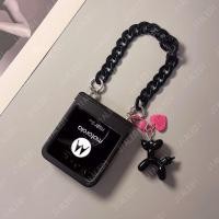 ราคา น่ารักสุนัขจี้สร้อยข้อมือบานพับเคสโทรศัพท์สําหรับ Motorola Razr 50 40 60 Ultra Moto Razr60 Plus Cover (53302632285)