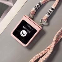 ราคา สานCrossbody Lanyardบานพับเคสโทรศัพท์สําหรับ Motorola Razr 40 50 60 Ultra Moto Razr60 ฝาครอบ (47452642742)