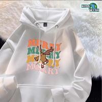 ราคา จัดส่งตลอด 24 ชั่วโมง Fanfei oversized ธีมคริสต์มาสเสื้อกันหนาวมีฮู้ดพิมพ์ลาย Elk สนุก (49902536482)