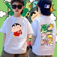 ราคา จัดส่งตลอด 24 ชั่วโมง Crayon Shin chan เสื้อยืดเด็ก สีขาว ลายชินจังนักบินอวกาศ (51001744458)