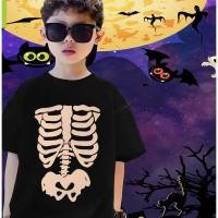 ราคา เสื้อยืดลายฮาโลวีนสำหรับเด็กผู้ชาย พิมพ์ลายหัวกะโหลกและกระดูกไขว้ ผลิตจากผ้าฝ้าย เหมาะสำหรับเด็กอายุ 1 12 ปี 21 (42175302500)