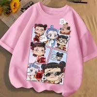 ราคา 2025 Nezha Azure Dragon เสื้อยืดเด็ก Fantasy Legend Graphic Summer Crew Neck cotton100 (53701541992)