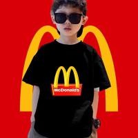 ราคา เสื้อ Mcdonalds เด็ก โอเวอร์ไซส์ เสื้อยืดลำลองฤดูร้อน สำหรับเด็กชายและเด็กหญิง เหมาะสำหรับอายุ 1 11 ปี รับประกัน COD ในป (48052071814)