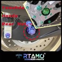 ราคา RTAMO ไทเทเนียมน็อตล้อหลังน็อตฮับขนาดใหญ่ M16x1 5P Xmax Forza PCX Lead Giorno คลิกขายโดยชิ้นเดียว (11131507843)