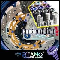 ราคา RTAMO Titanium Gr5 M8x24 น็อตเบรคหน้า น็อตจานดิส บูทจี้ลาย มีบ่า ใส่ Forza Xmax PCX Waveทุกรุ่น ราคาต่อตัว (5719406992)