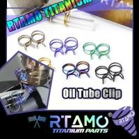 ราคา RTAMO Gr5 Brembo Oil Tube Clip คลิปหนีบท่อปั๊มไทเทเนียม Brembo Italy RCB Frando Adelin Pump (20240809336)