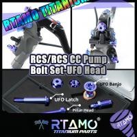 ราคา RTAMO ไทเทเนียม Gr5 Brembo Italy RCS RCS Corsa Corta 14 16 17 19 ชุดปั๊มหัวเสา Classic UFO Pillar Head (23747247522)