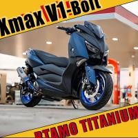 ราคา RTAMO Titanium Gr5 Xmax 2017 2022 ทั้งชุดน็อต รูปแบบเกียร์ เจาะดอกไม้ Xmax Full Set Swingarm Xmax สลักเกลียวท่อ (10682303383)