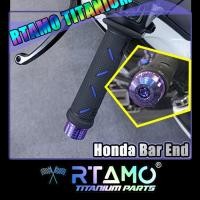ราคา RTAMO แท้ ไทเทเนียม Gr5 Honda PCX Forza Giorno ADV ปลายแฮนด์ น็อตปลายแฮนด์ อุดปลายแฮนด์ ปลายแฮน (17983690759)