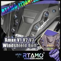 ราคา RTAMO Titanium Gr5 น็อตยึดชิวหน้า น๊อตยึดชิวหน้า Xmax 2017 2025 (21472841227)