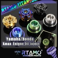 ราคา RTAMO ไทเทเนียม Gr5 อุดน้ำมันเครื่อง Forza Xmax Pcx Wave Click Z650 Z900 อุดน้ำมันเครื่อง (5720090302)