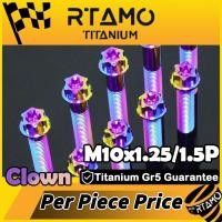 ราคา RTAMO ไทเทเนียม Gr5 สีชมพู M10x20 65L 1 25P 1 5P 16D T45 หัวเกียร์ Fit Caliper Bolt Clown Link (27292415971)