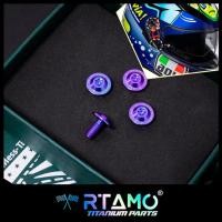 ราคา RTAMO ไทเทเนียม Gr5 AGV K3 K4 K5 PISTA GPRR KYT หมวกกันน็อค Bolt เลนส์ติดตั้ง AGV Tail Wing Nut (27220429215)