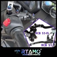 ราคา RTAMO Titanium Gr5 ปั๊มลอย RCB S1 FL รุ่นใหม่ 14mm RCB S1 Forged Full Set ปลอม 14 17 Aerox Exciter (25039444916)