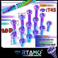 ราคา RTAMO Titanium Gr5 1 5P M10 14 x20 80L Fit Brembo M4 M4 32 M50 Caliper Bolt (7825038478)
