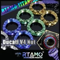 ราคา RTAMO Titanium Gr5 Ducati V2 V4 น็อตด้านหลัง คู่ Diavel 1200 1260 X Diavel 2015 2021 (22672521849)
