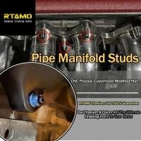 ราคา RTAMO ไทเทเนียม Gr5 ชุดท่อร่วมท่อไอเสีย Xmax Forza Exhaust Studs M8 M10 Pipe Bolt (5011131243)