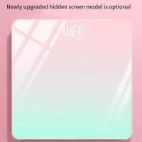 ราคา เครื่องชั่งน้ำหนักดิจิตอล LCD อัจฉริยะหน้าจอดิจิตอลแบบไล่ระดับสีใหม่ (27310900048)