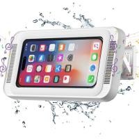 ราคา ห้องน้ํากล่องโทรศัพท์กันน้ํา ซองโทรศัพท์กันน้ำ ที่เก็บฝาปิดป้องกันในห้องน้ำ ที่วางโทรศัพท์มือถือแบบทัชสกรีนติดผนังหมุนได (42275307572)