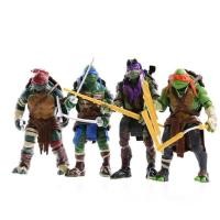 ราคา 2014 Movie Edition 4 นินจาของเล่นเต่าทอง TMNT ที่สามารถเคลื่อนย้ายตุ๊กตารุ่นมือ ของเล่นเด็ก (6742643174)