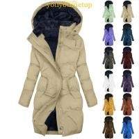 ราคา เสื้อกันฝนสำหรับผู้หญิงYOUYO มีฮู้ด ซับในขนแกะ ผลิตจากผ้าฝ้ายหนาและหนังแกะอบอุ่น (56700283565)