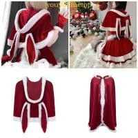 ราคา ผ้าคลุมไหล่คริสมาสต์ดีไซน์หูกระต่าย สำหรับตกแต่งผมง่ายๆ (50351126246)